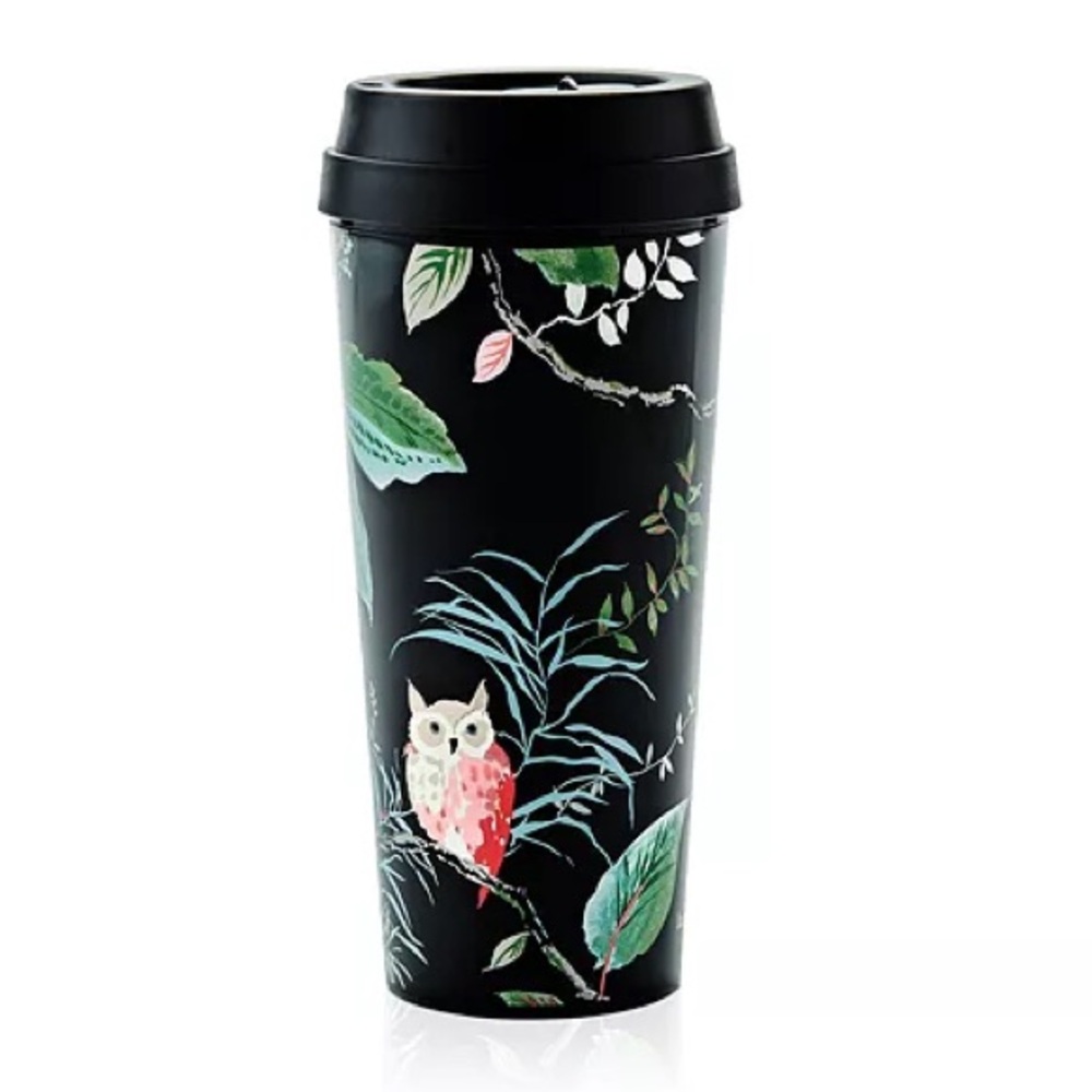 Kate Spade Floral Travel Mug EUC